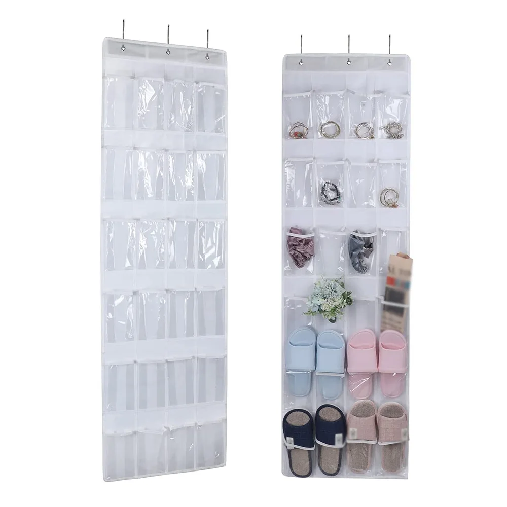 

TDoor Pockets The Organizers Hanging Closet Hanging Organizer 24 Rack Organizer Over Hanger Storage Behind Shoes Space Saver Bag