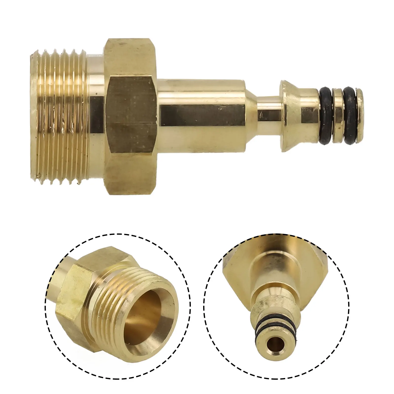 

Durable High Quality Practical Adapter Hose Pipe Quick Connector Socket For Lavor For Leach For M22 Thread Male