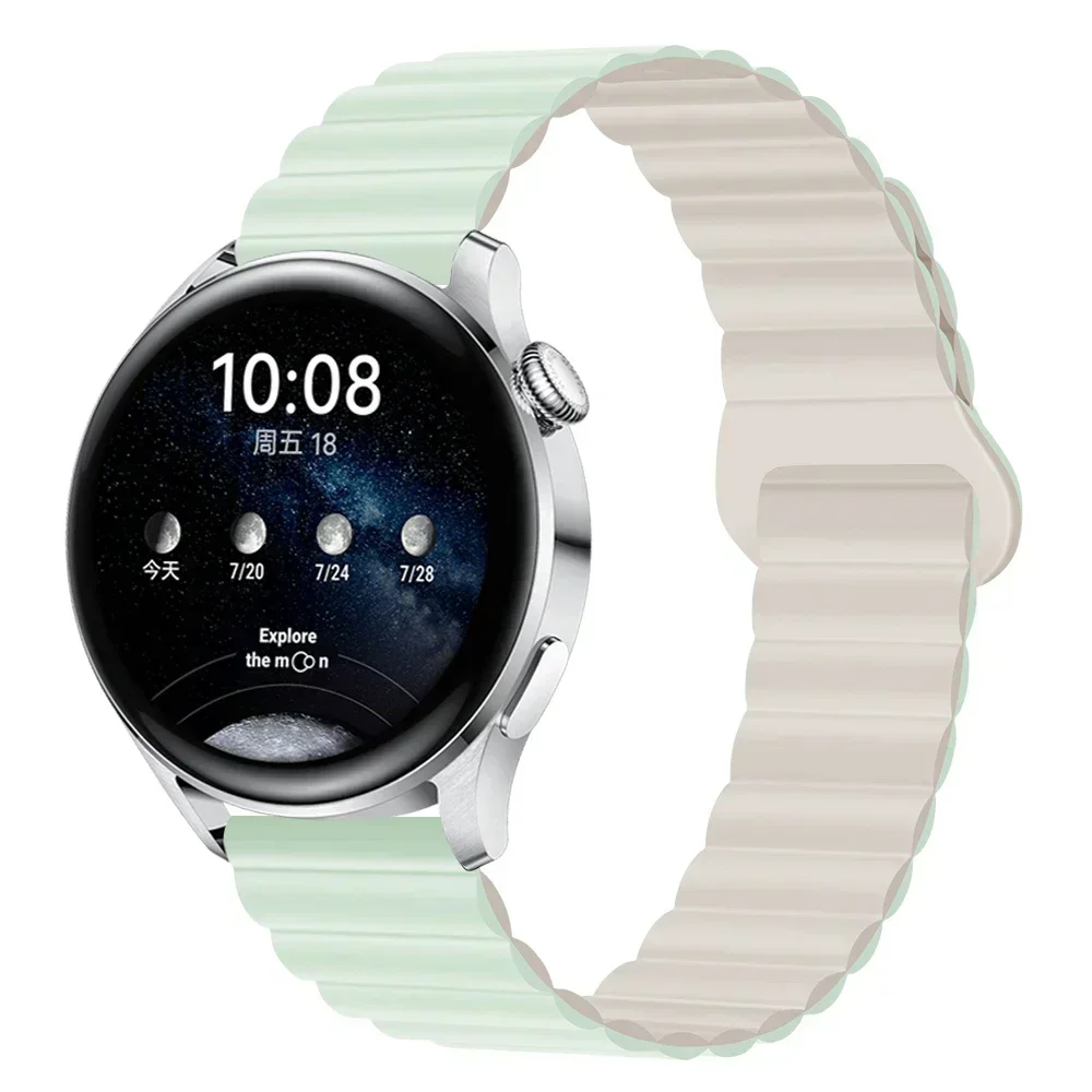 Magnetic Loop Silicone Watchband Strap