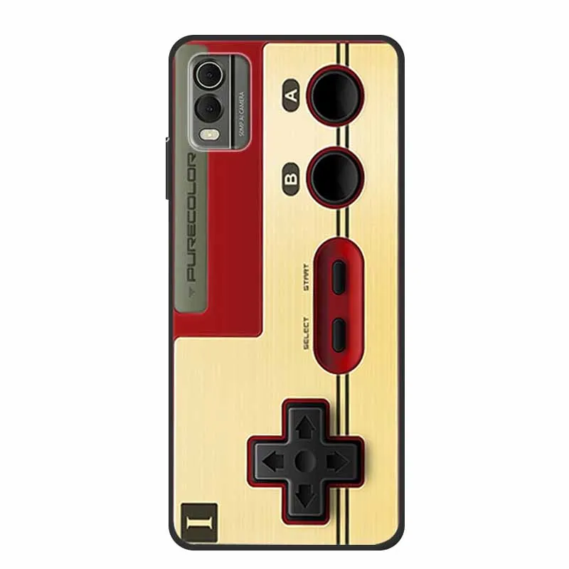 Luxury TPU Soft Silicone Back Cover with Lovely Floral Design - Shockproof Phone Protector