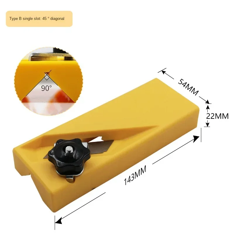 Woodworking Hand Tools Wood Trimming Tool Woodworking Gypsum Board Planer Tool Drywall Edge Chamfer Hand Planes Box 45/60 Degree Hand Plane Drywall Edge Trimmer Chamfer