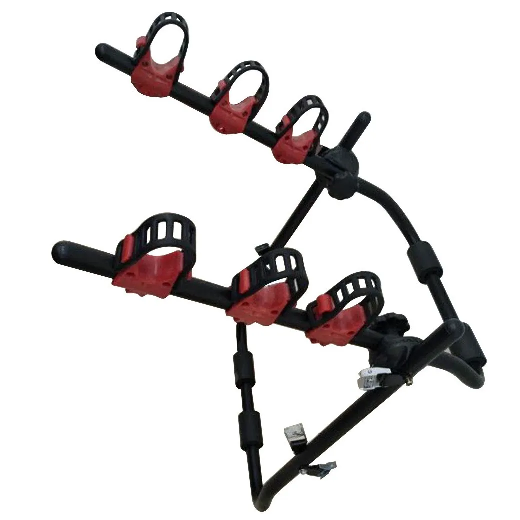 3-Bicycle Sturdy Arm Trunk Bike Carrier Rack Hatchback Rear Holder AUTO SUV & Car Roof