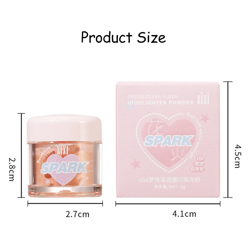Makeup Highlighter Pearl Shiny Clear Sparkling High-gloss Powder Natural Brighten Shimmer Lying Silkworm Glowing Women Cosmetic 6
