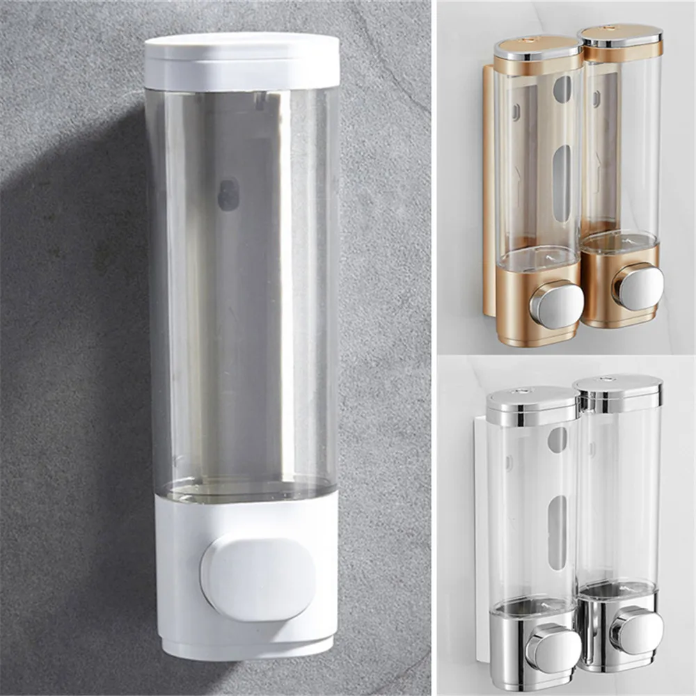 Bathroom Liquid Dispenser Wall Mounted Hand Washer Family Hotel Shampoo