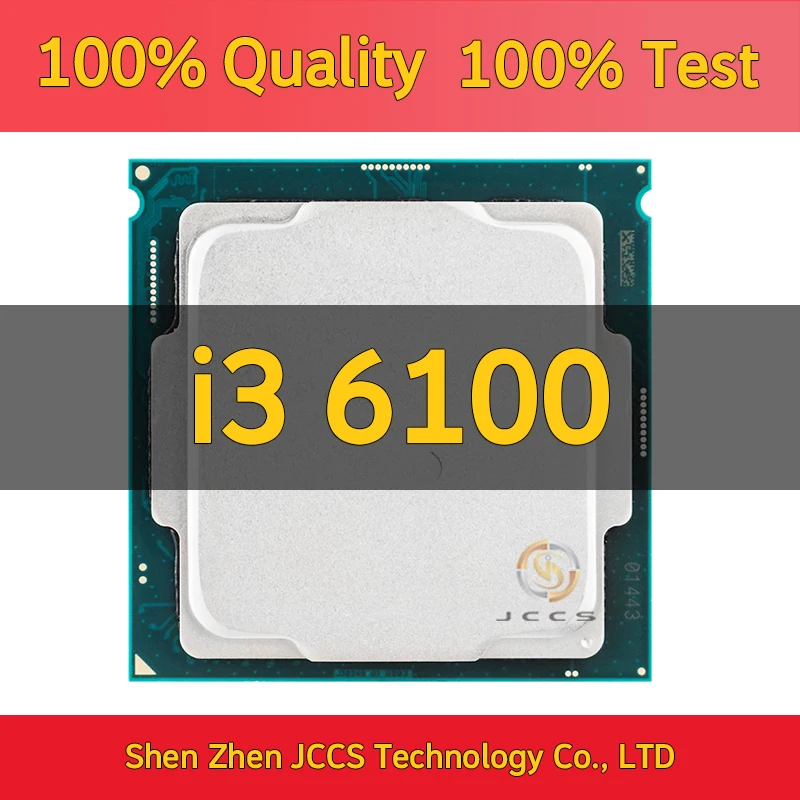 Usato I3 6100 3.7Ghz 3M Cache Processore Cpu Dual-Core 51W Sr2Hg Lga1151