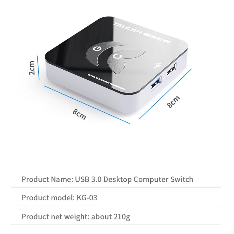 TEUCER KG-03 Desktop Computer Power Switch Power Supply Cable, USB 3.0 External Remote Start PC Motherboard Power ON/Off Switch images - 6