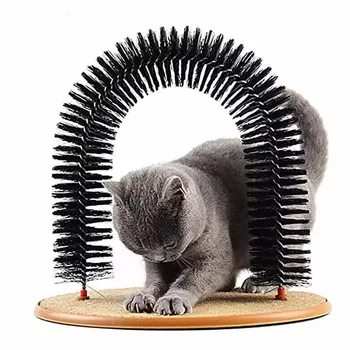 Interactive Cat Scratching Arch Grooming Toy 1
