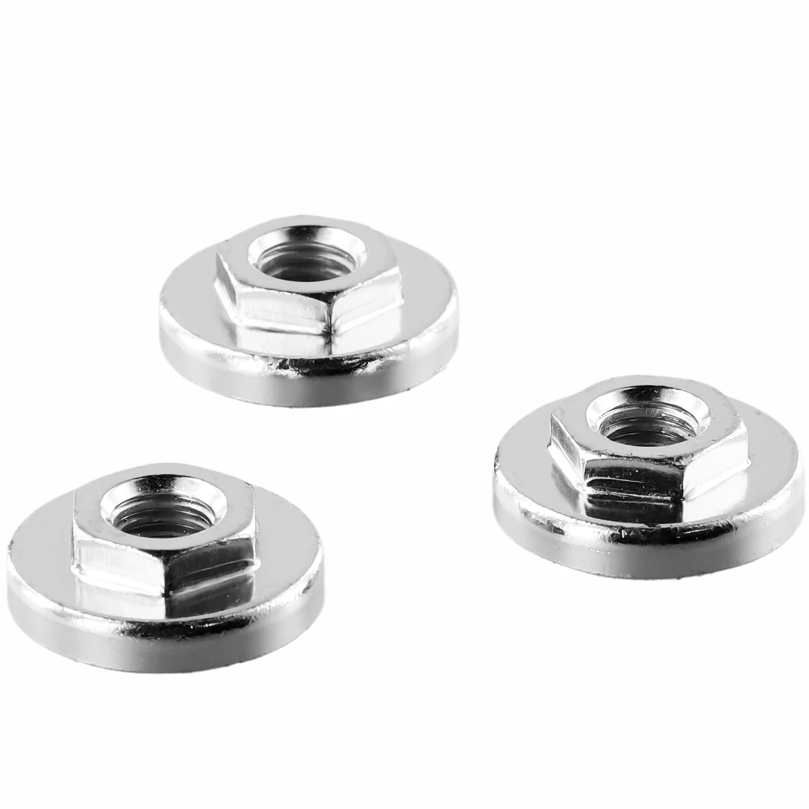 

3pcs M10 Hexagon Flange Nut For 100 Type Angle Grinder Pressure Plate Modified Splint Stainless Steel Hexagon Nut Fitting Tool