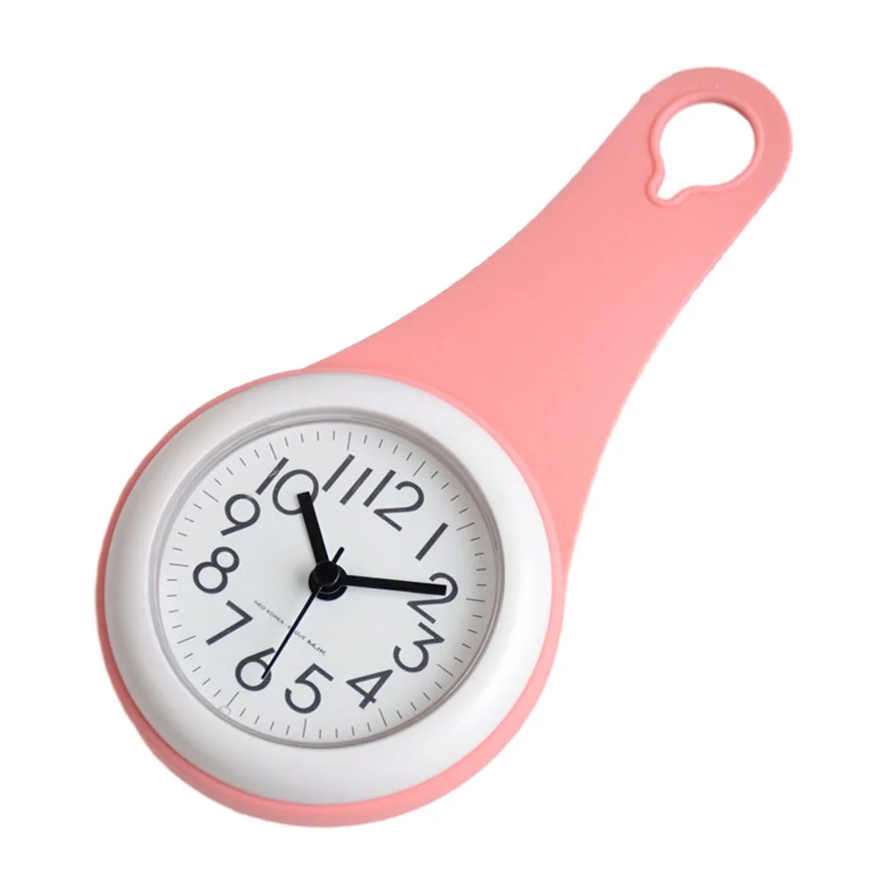 Waterproof Bathroom Wall Clock Digital Silent Shower Clock Small Decorative Easy to Read Easy to Hang Battery Powered