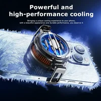 MEMO NEW Magnetic/ Back-clip 2 IN 1 Mobile Phone Semiconductor Cooling Fan Radiator CX07 for IPhone IOS Android PUBG Game Cooler 2