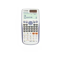 Advanced Scientific Calculator for Academic Use and Exam Preparation (Silvery)