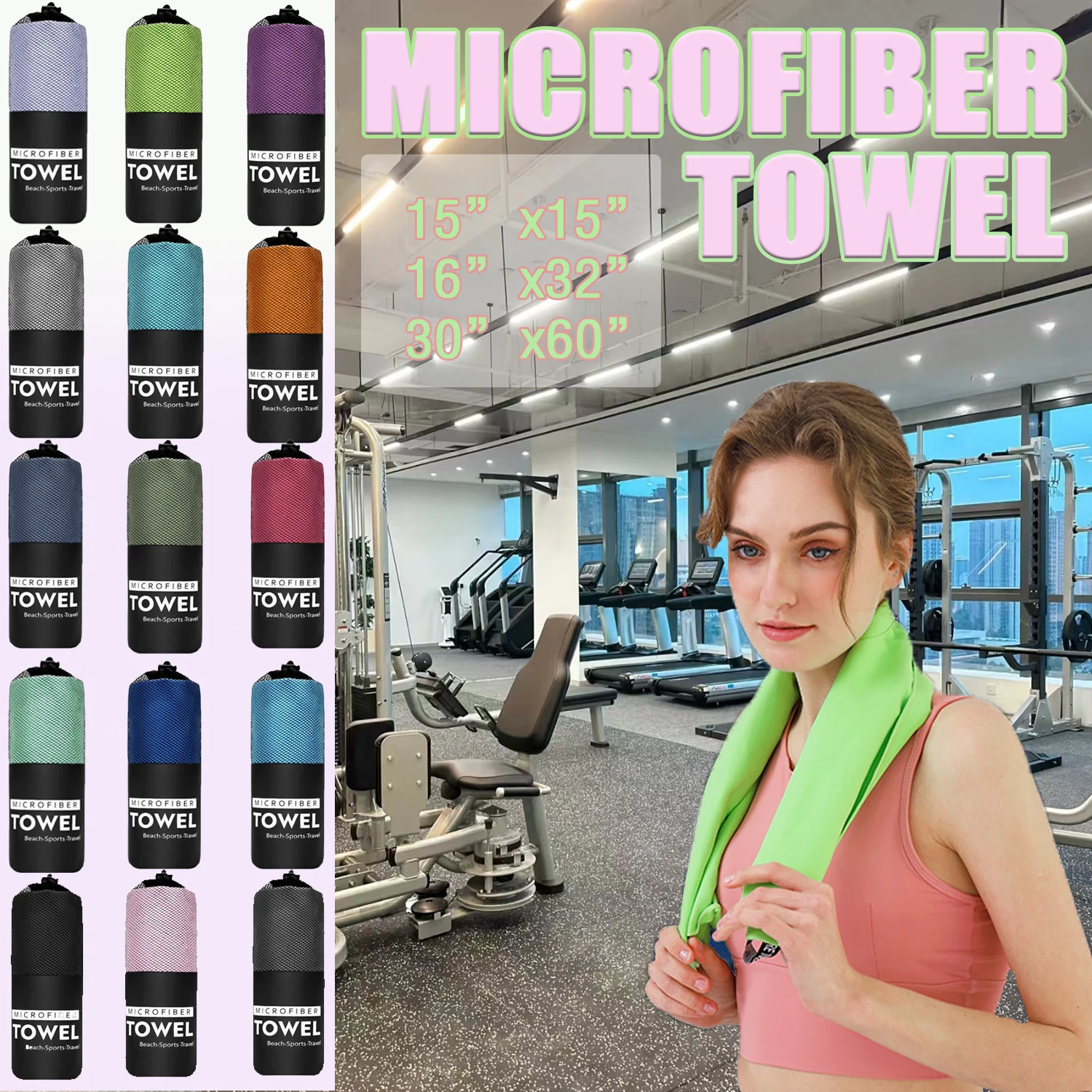 Quick-Dry Microfiber Sports Towel 1