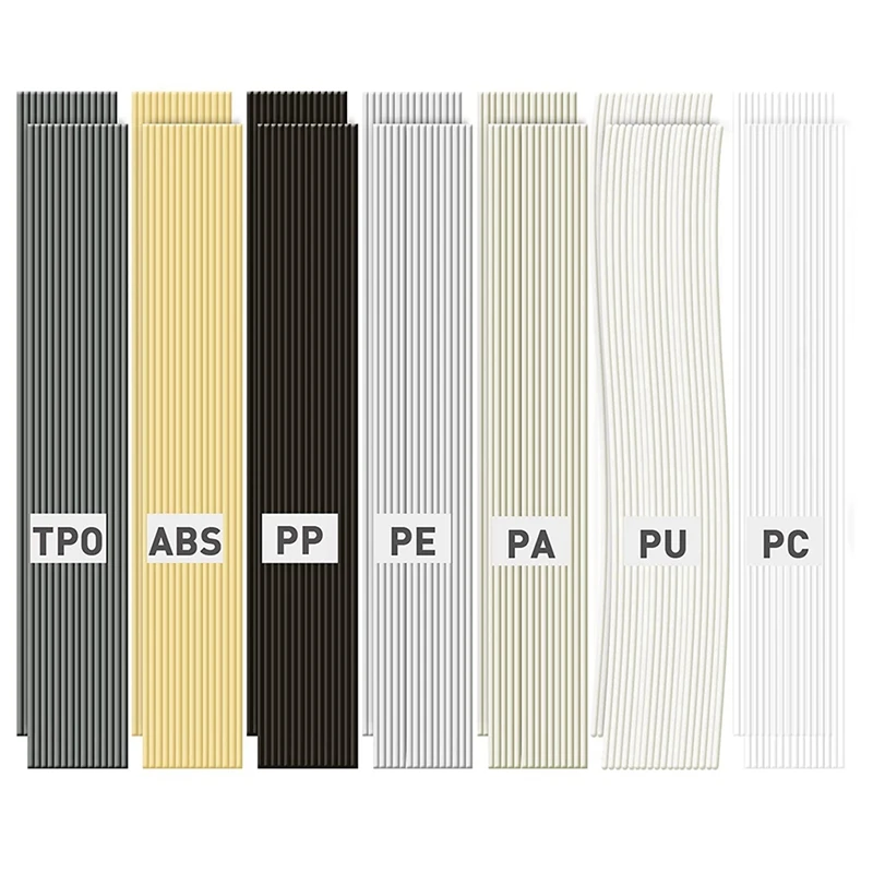 

Plastic Welding Rods, 7 Types ABS PP PU PE PA PC TPO 13 Inch Plastic Welder Rod For Car Bumper Kayak