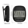 Step Counter For Walking Digital LCD Display Walking Pedometer Step Counter With Clock Function Step Counters For Seniors 6