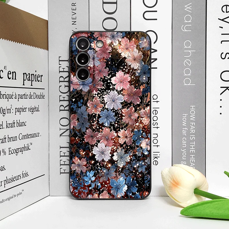 Floral Fragments Phone Case with Flowers Printing Design