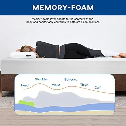 Twin Mattress 12 inch Gel Memory Foam Mattress Medium Firm Mattresses for Cool Sleep Relieving Pressure Relief Ce