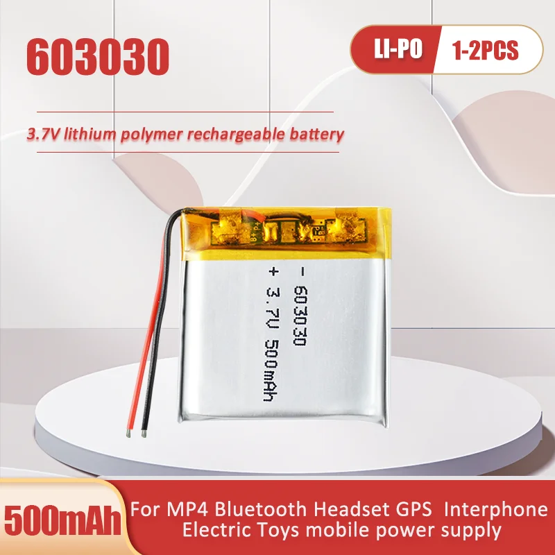 XH2.54 553040 3.7V 800mAh 603040 Lithium Polymer LiPo Rechargeable Battery For Mp3 Mp4 Mp5