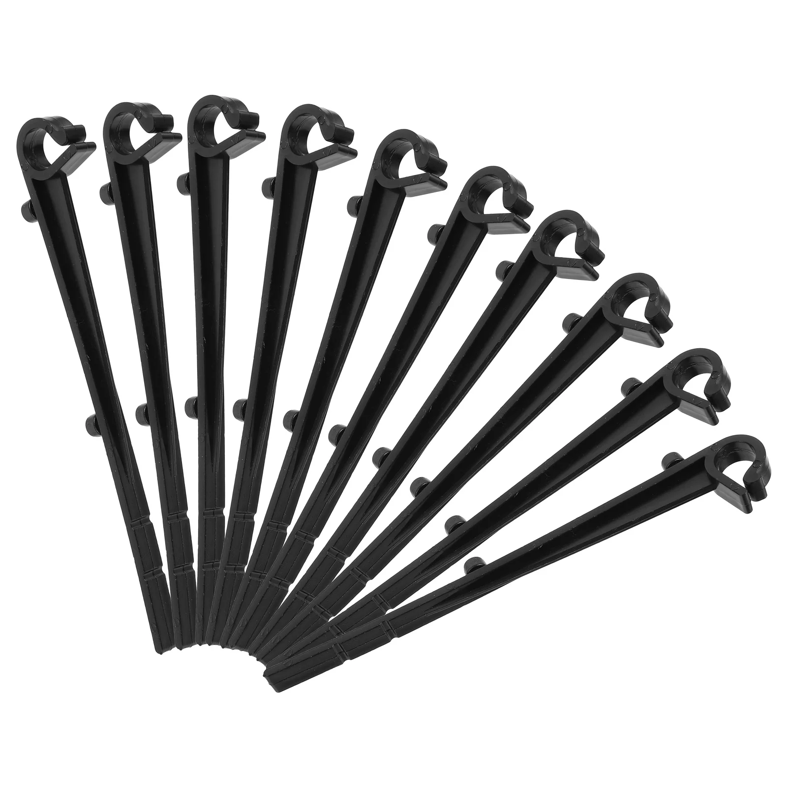 20 Pcs Filter Retaining Clip Rain Gutter Brackets Cable Screws Abs Covers Hangers for Lights Guard