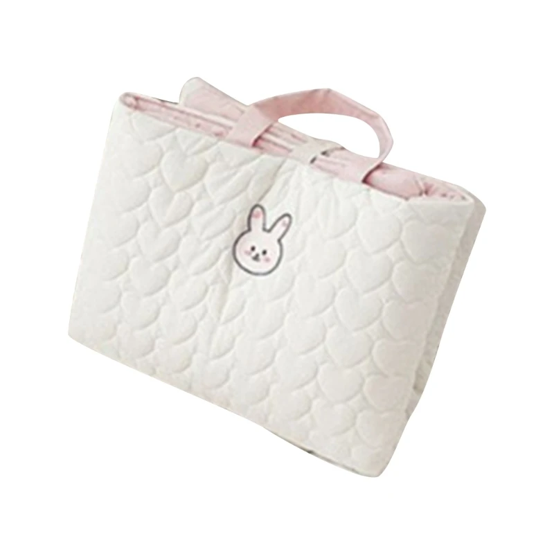 Upgraded Baby Changing Pad Double Sided Baby Mattress Animal Pattern Newborns Mattress Lightweight Cushions for Travel