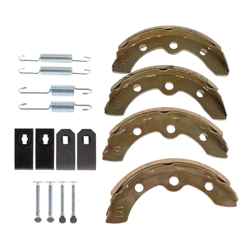 Brake Shoes & Spring Kit For Club Car DS Gas And Electric Carts 1995-Up 101823201, 1018163-01,1011466