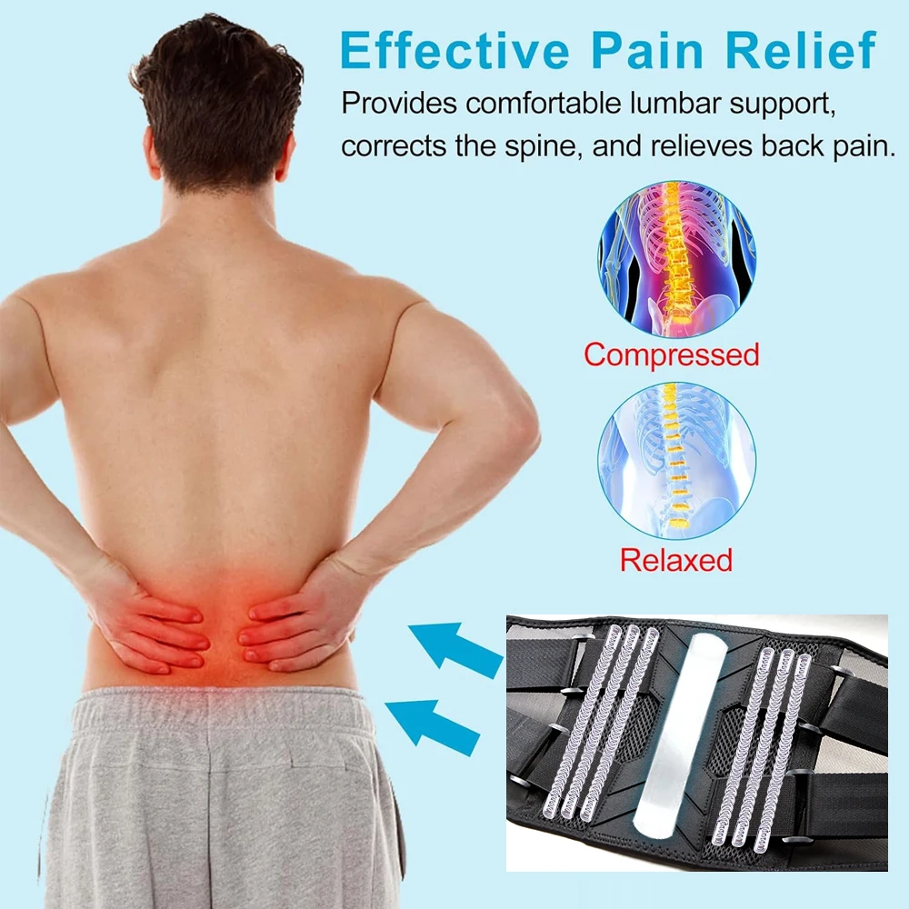 Back Brace for Lower Back Pain Relief Herniated Disc Breathable Support Belt for Men Women Lumbar Support Belt Arthriti lumbar support belt,back brace,waist support belt,back support belt