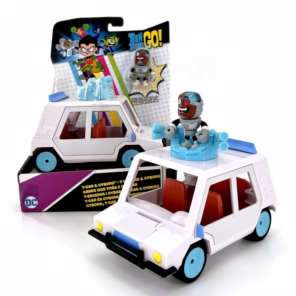 Figura de acción de superhéroe DC Teen Titan Go Cyborg, modelo de