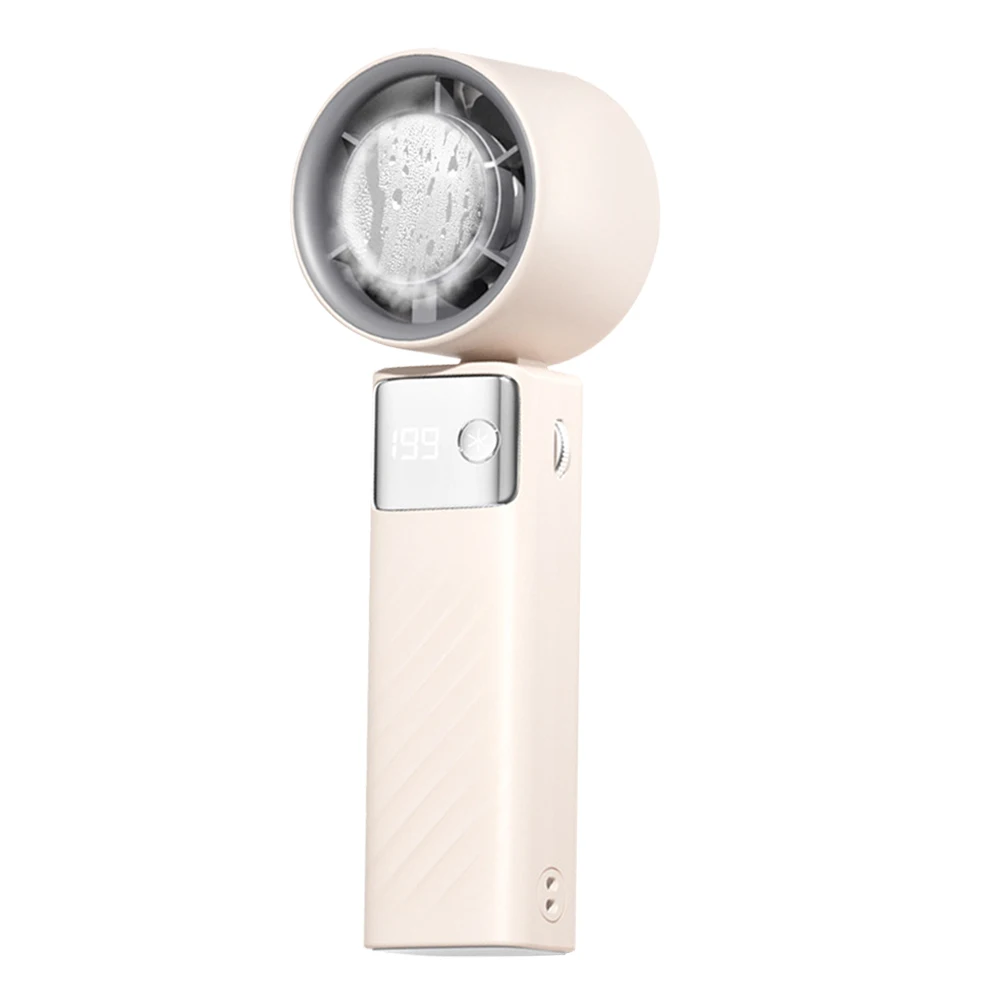 Portable Handheld Fan Foldable Hand Fan 199 Gear Desktop Cooling Fan USB Rechargeable Small Table Fan for Camping Hiking Fishing