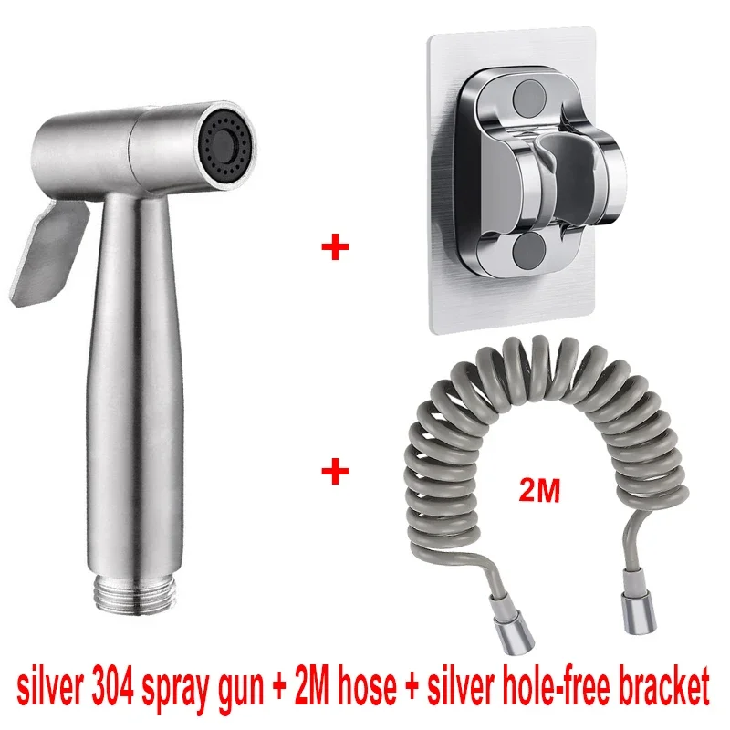 Premium Handheld Bidet Sprayer with Dual Control and Retractable Hose
