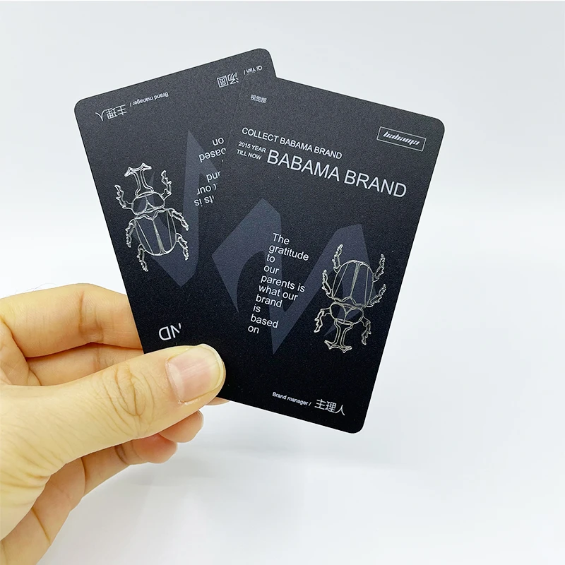 

Customize CR80 Standard Size Plastic Silver Foil VIP/Loyalty/Gift/Business/Warranty Card Same As Credit Cards