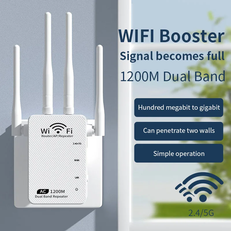 High-Speed WiFi Signal Booster Amplifier Extender