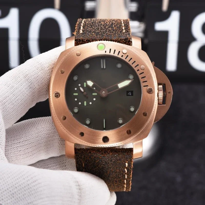 

2024 Men's Luxury Automatic Mechanical Rose Gold 44mm Dial Luminous Stainless Steel 904L Brand Watch AAA