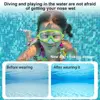 Large Frame Kids Swimming Goggles Anti-fog Waterproof Kids Diving Eyewear Silicone Leak Proof Kids Water Racing Glasses Pool 3