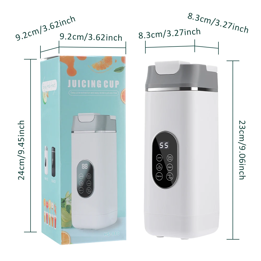 Cordless LED Juicing Blender Cup