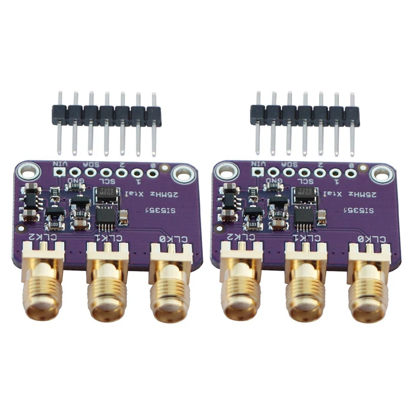 2X Si5351a I2C 25MHZ Clock Generator Breakout Board 8Khz To 160Mhz UNTUK Arduino AliExpress