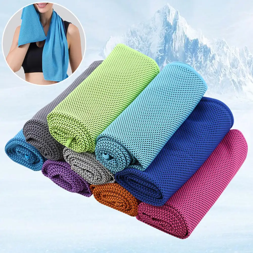 

Ice Cooling Towel Portable Sport Towel Quick-Dry Super Absorbent Towel Summer Cooling Towel for Outdoor Sports Fitness