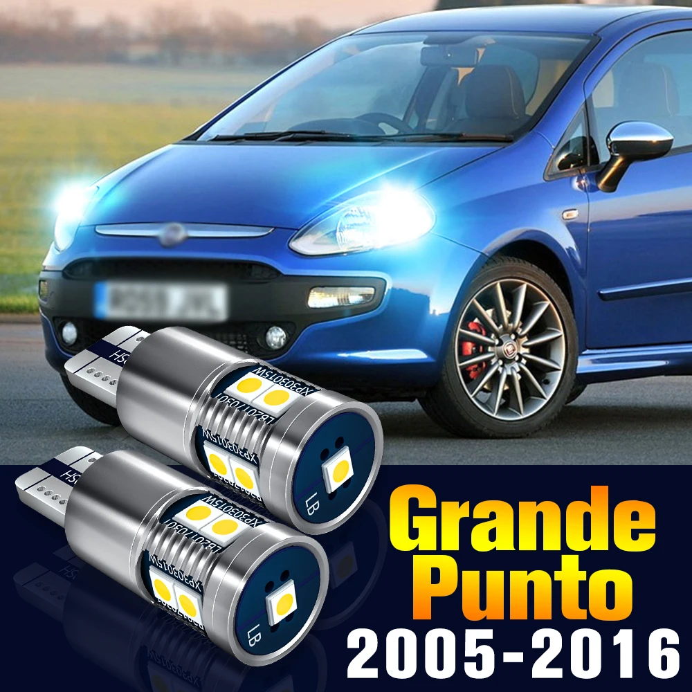

2pcs LED Clearance Light Bulb Parking Lamp For Fiat Grande Punto 2005-2016 2008 2009 2010 2011 2012 2013 2014 2015 Accessories