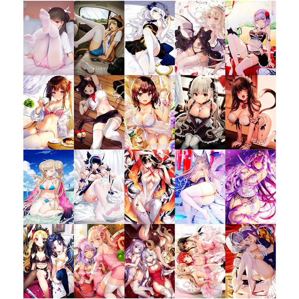 

20PCS/Set Poster Anime Wall Sticker Decoration Dorm Room Comic Wallpaper Hanging Picture Sticker Large Size 42cmx29cm collection