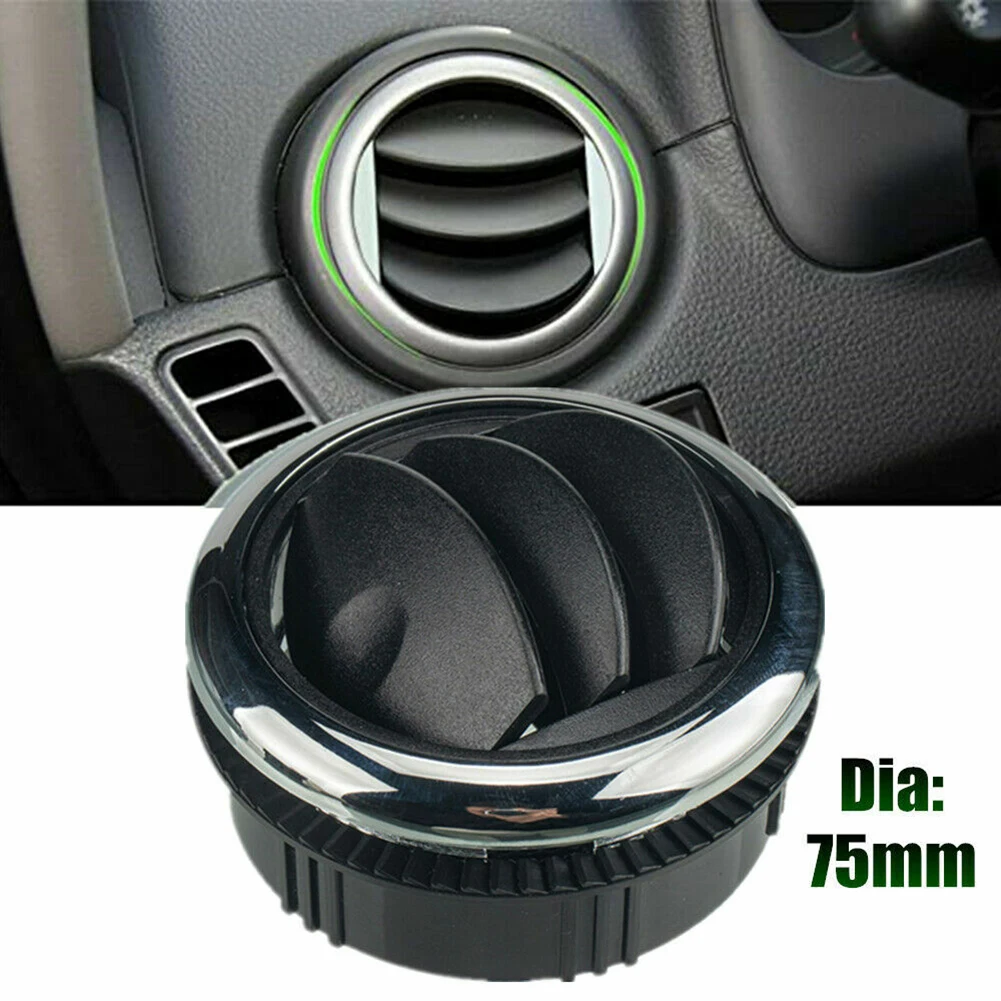 

75mm Knob Type Round Air Conditioning Outlet Vent For Passenger Cars Recreational Boat Camper ABS A/C Outlet Vent Replacement