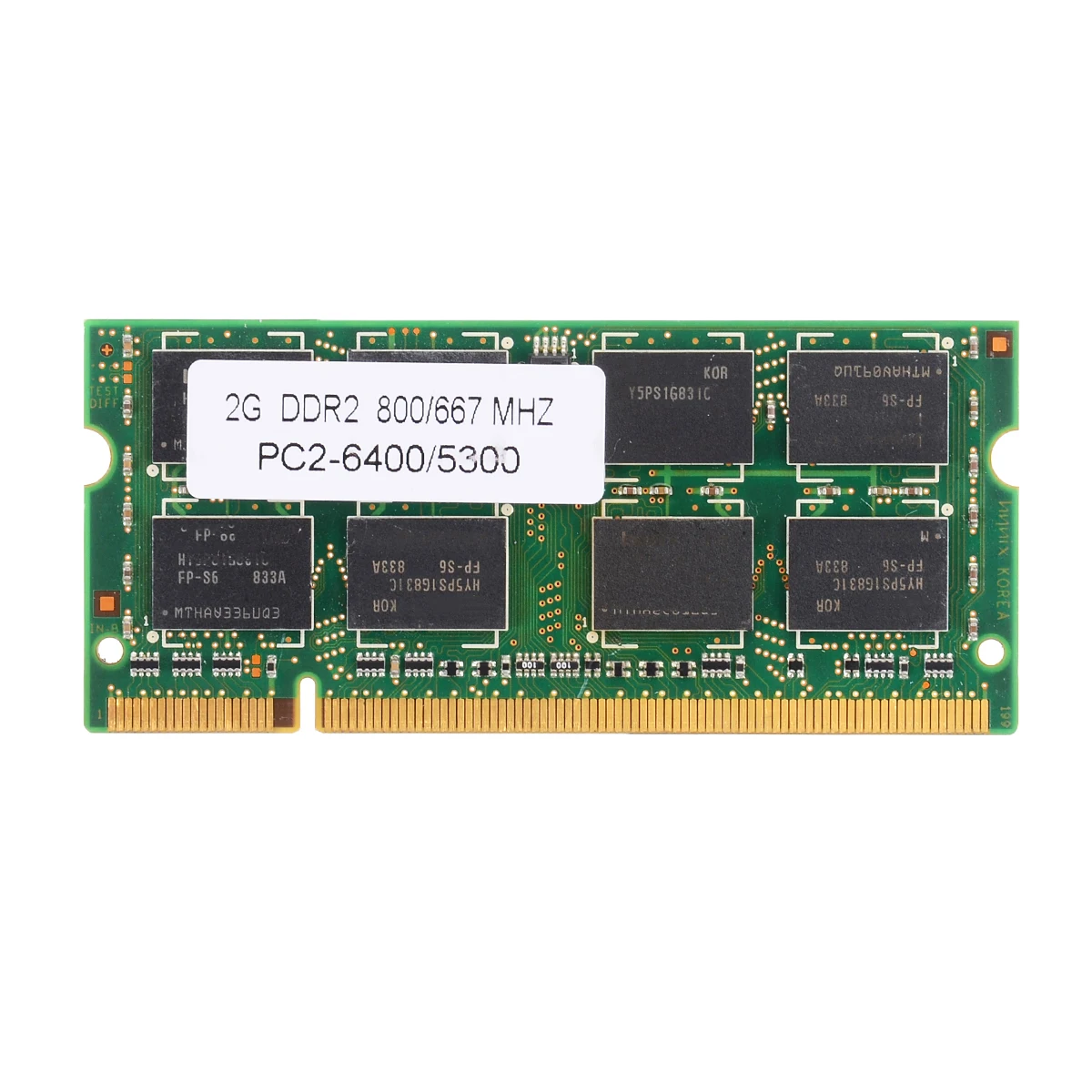 노트북 메모리 2GB DDR2 PC2 6400/5300 800/667 MHZ 노트북 RAM 200 핀 비 ECC 메모리, 200 핀 노트북 메모리, 신제품, 1 개