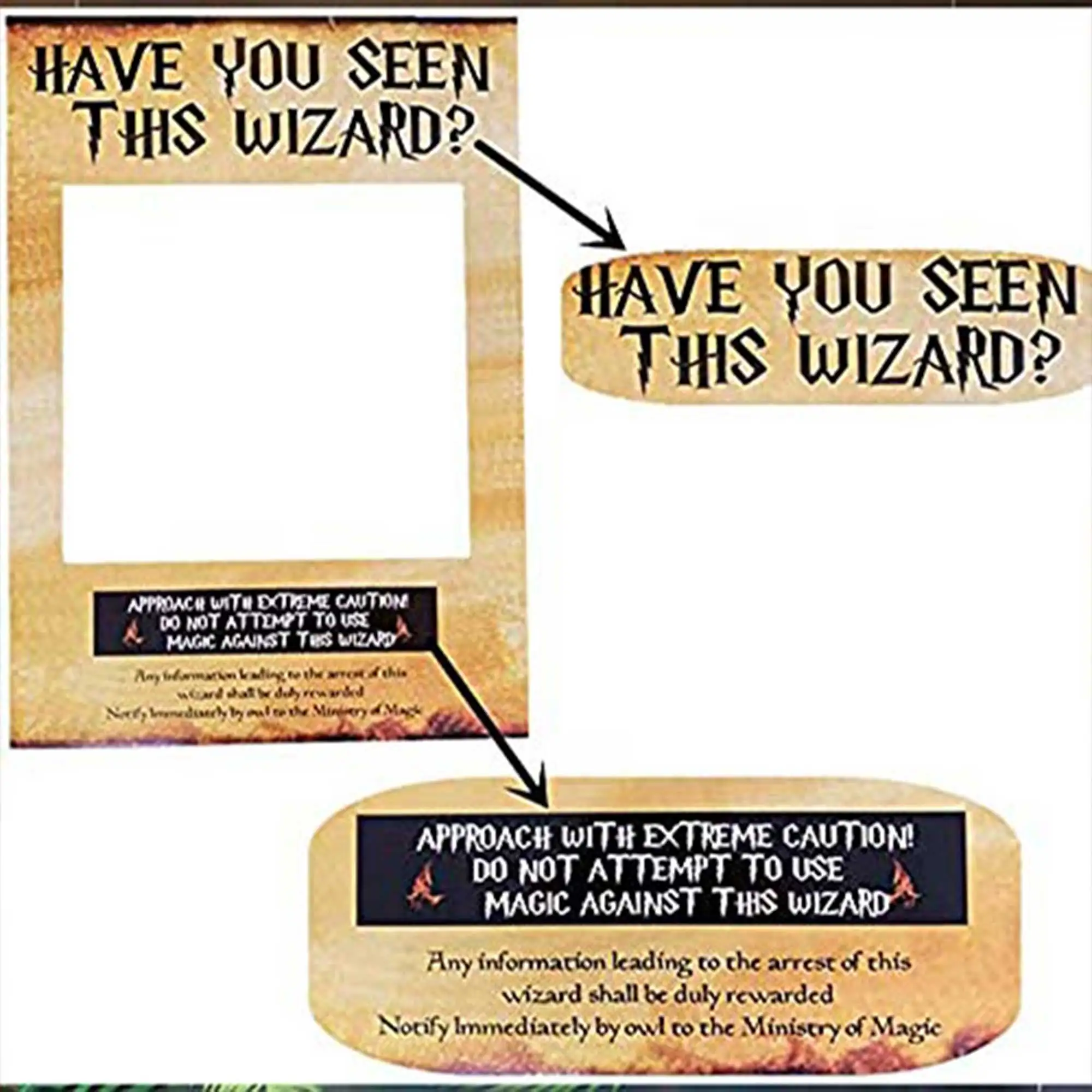Wizard Photo Booth Prop Party Photo Props