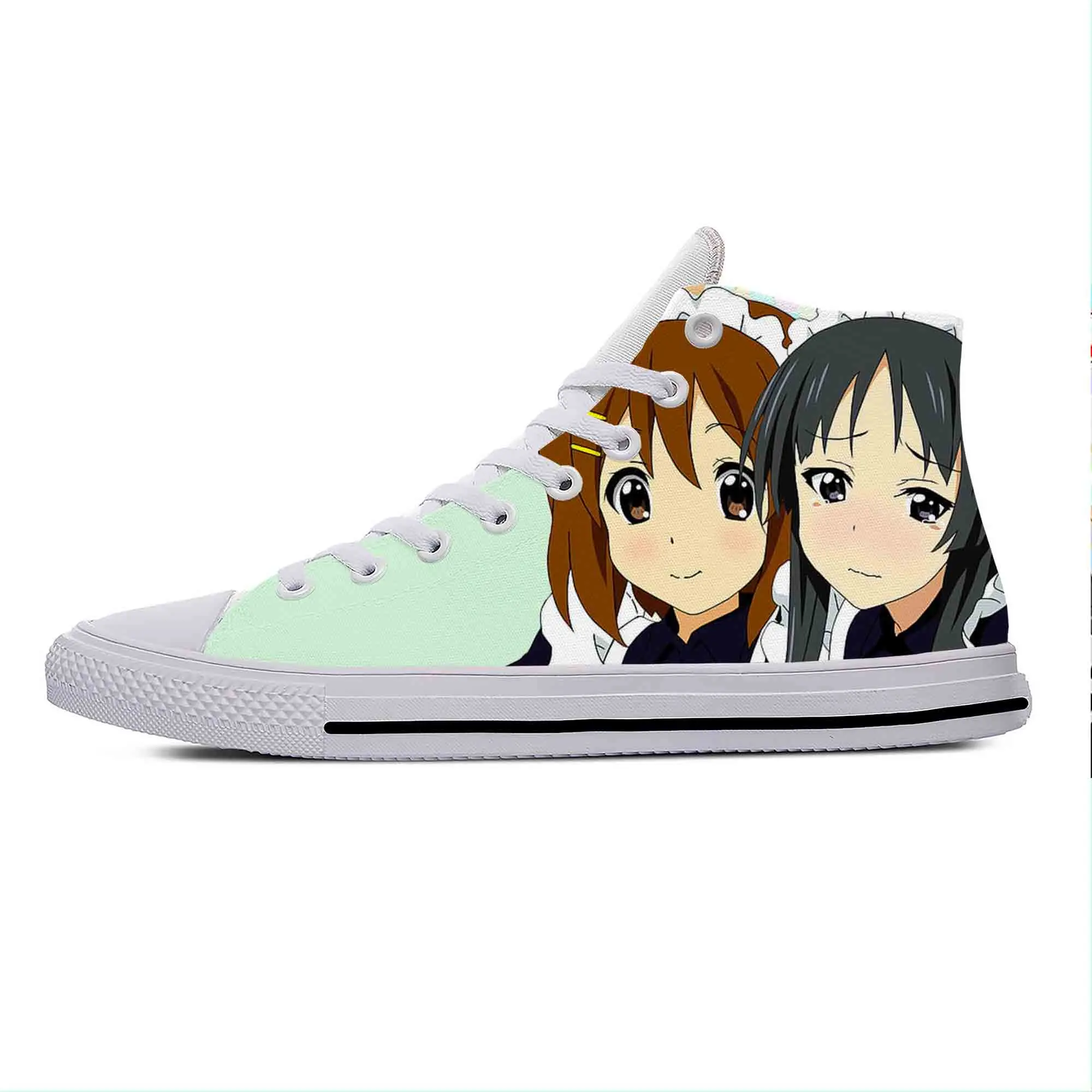 Anime Manga Cartoon K-On Akiyama Mio Hirasawa Yui Casual Shoes