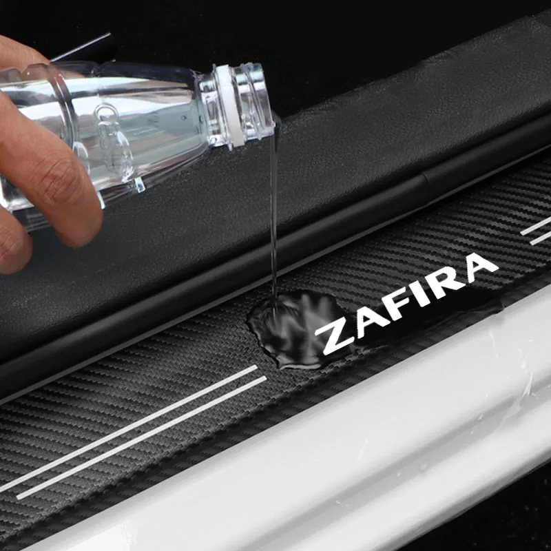 

Car Door Sill Stickers Threshold Carbon Fiber Decals Scratches Resistant Auto Threshold Protector Accessories for Opel Zafira
