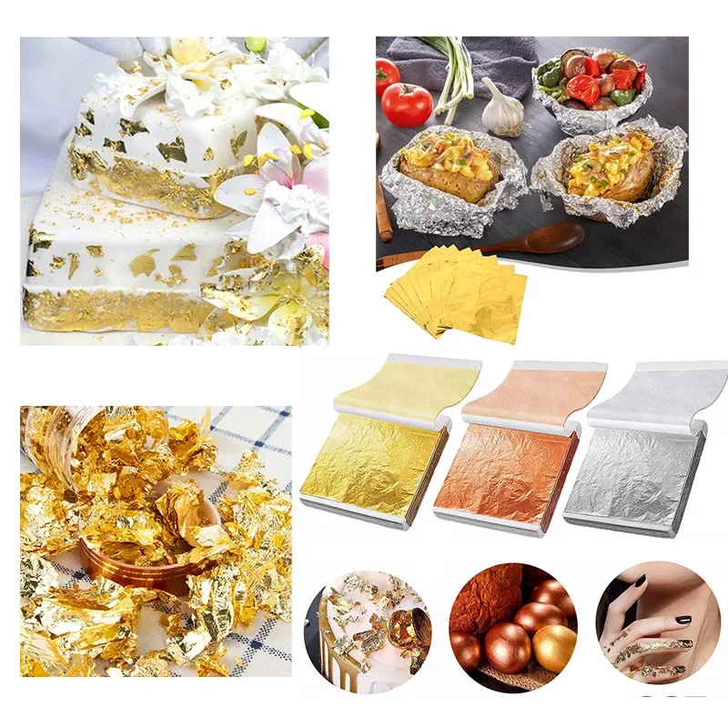 Manshion: Elevating Creativity with Premium Gold Foil Sheets for Cake ...
