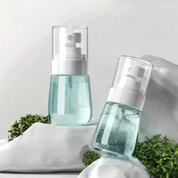 Set of 2 Clear Travel Spray Bottles - Portable Perfume and Lotion Atomizers (30ml, 60ml, 100ml) - 60ml (Blue 2pcs)