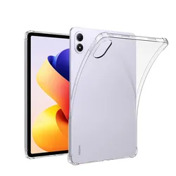Transparent Airbag Silicone TPU Tablet Case - Thickened Protective Cover for Redmi Pad 2Pro 12.1 (Clear)