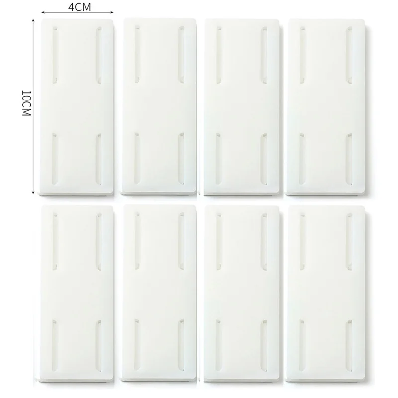 8pcs white
