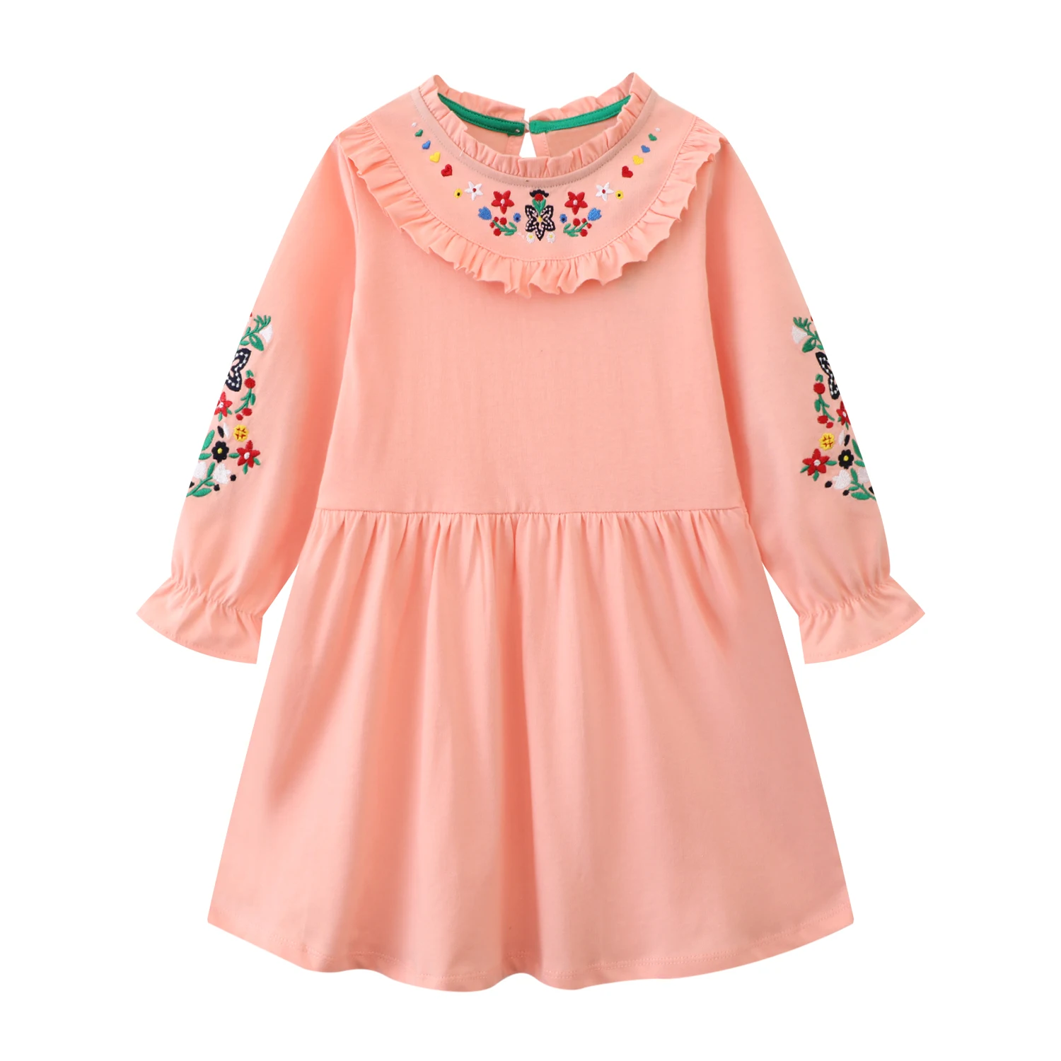 Girls Dress Long-sleeved Clothing Autumn Winter Kids Dresses for Girls Clothes Baby Girl Lace Princess Designer Clothing