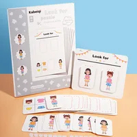 Children Shape Matching Games Sensory Toys Montessori Cards Sorting Logical Thinking Training Party Activities Educational Toys 2