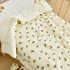 Baby Cotton Muslin Comforter Blanket Newborn Printed Spring Winter Quilt Blankets for Babies Infant Sleeping Cover Korean Quilt 4