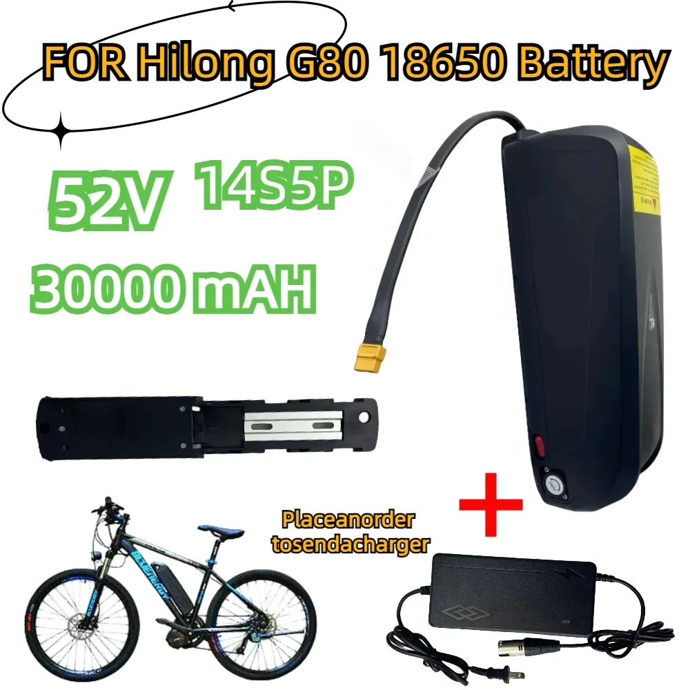

FOR 14S5P 52V 30Ah Hailong G80 Ebike BatteryV 52V 30Ah 18650 cell Battery Pack for 750W 500W 350W 1500W 1000W Motor
